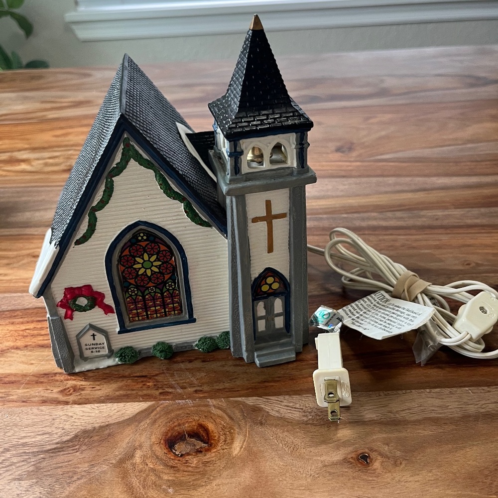 Christmas village church